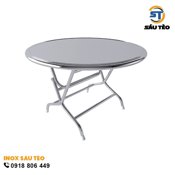 ban inox tron 1 | Inox Sáu Tèo bàn inox tròn