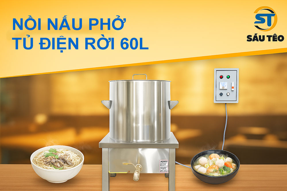 noi nau pho tu dien roi 60l 11 | Inox Sáu Tèo Nồi nấu phở tủ điện rời 60 lít