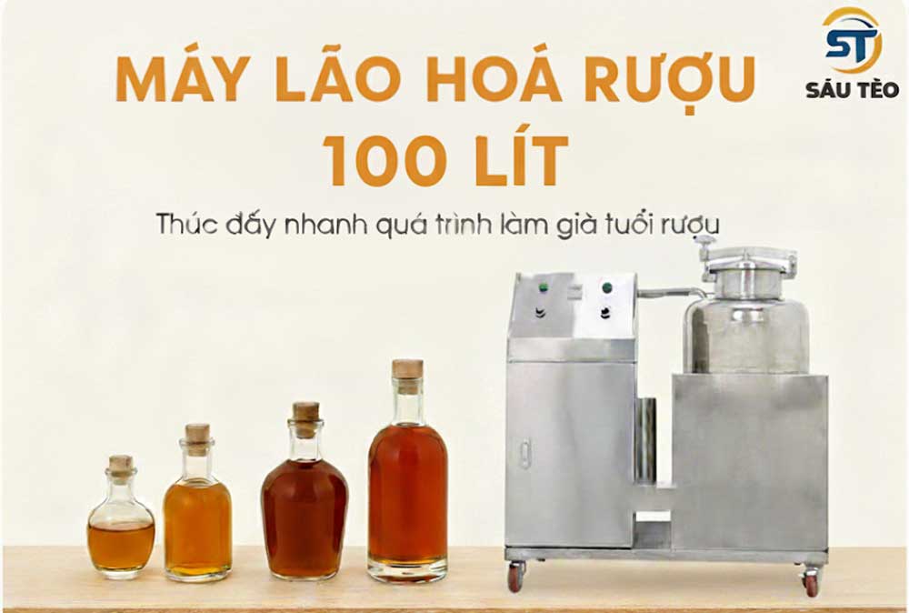 may lao hoa ruou 100 lit | Inox Sáu Tèo máy lão hoá rượu 100 lít