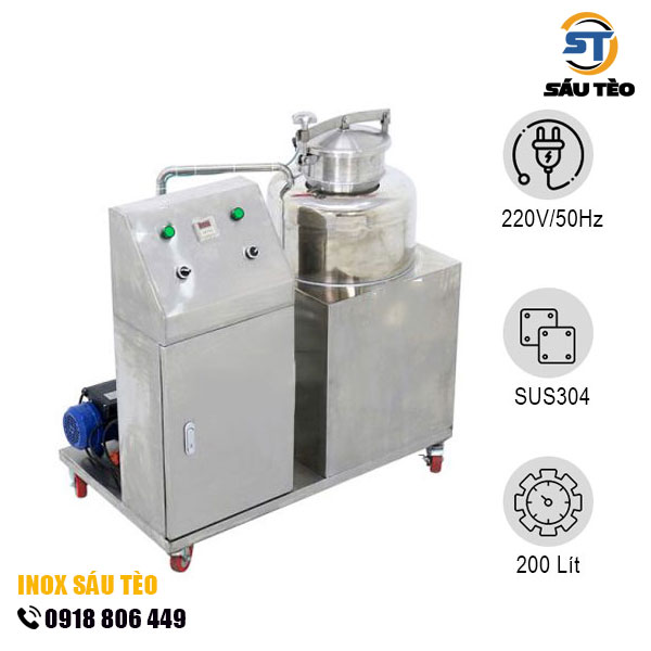 may-lao-hoa-ruou-200lit may lao hoa ruou 200lit | Inox Sáu Tèo