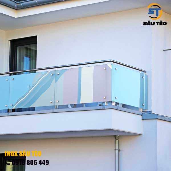 lan can inox kinh ma lci 57 cho nha o | Inox Sáu Tèo lan can inox kính mã lci-57