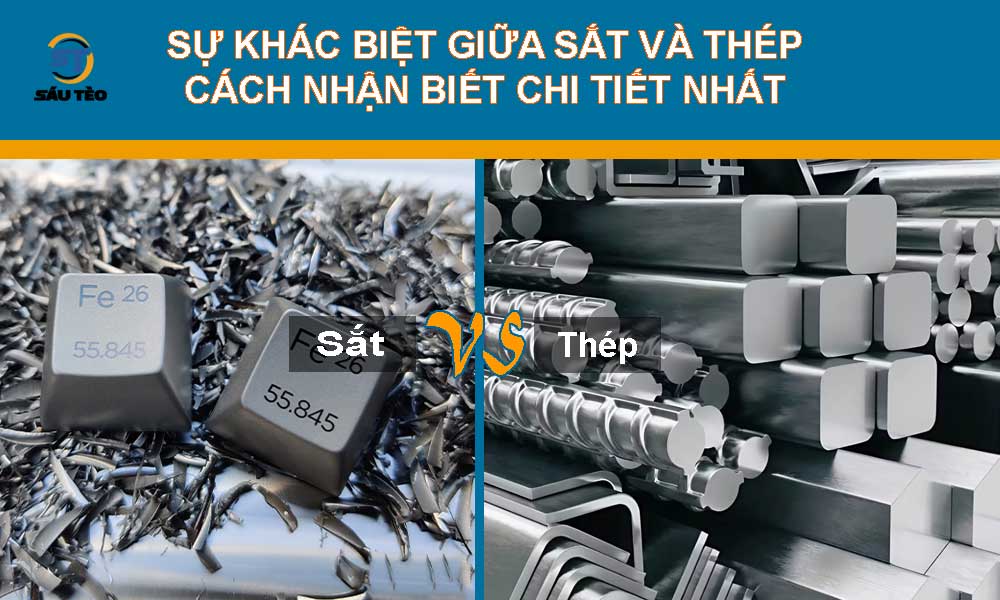 su khac biet giua sat va thep | Inox Sáu Tèo sự khác biệt giữa sắt và thép